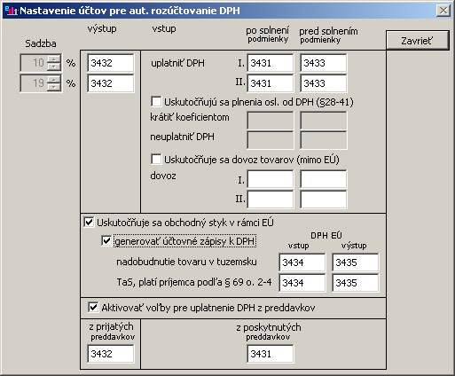 monosti DPH v tovnctve